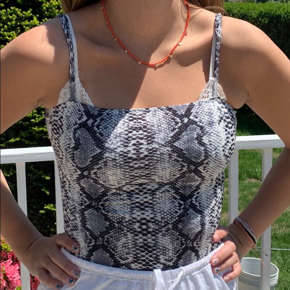 Snake skin body suit